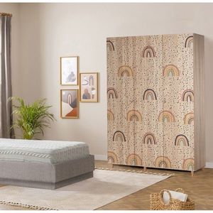 Dulap pentru haine, Vella, Lena 3 -912, 135x192x52 cm, PAL, Sonomo imagine