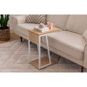 Masuta, Arnetti, Lissa, 30x42x56 cm, PAL, Safir / Alb imagine