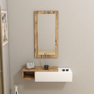 Bufet, Arnetti, Vien, 82x15 cm, PAL, Pin Atlantic / Alb imagine