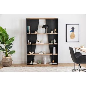 Corp biblioteca, Arnetti, Lissa Bookshelf, PAL, Safir / Antracit / Negru imagine