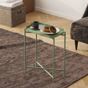Masuta de cafea, Cerritos, Shb-009-D, 26x56x40 cm, Metal, Verde imagine
