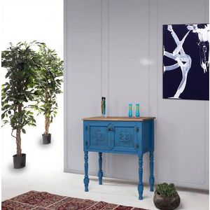 Dulap, Ephelia, Ada Dresser, 80x92x40 cm, MDF , Albastru imagine