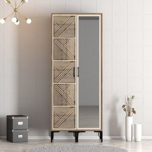 Dulap pentru haine, Hommy Craft, Kumsal PR, 80x47 cm, PAL, Maro/Crem imagine