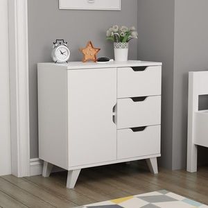 Dulap, Inarch, Valencia 3+1, 72x76x40 cm, PAL, Alb imagine