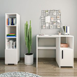 Set birou si biblioteca, Inarch, Kuzey Set, PAL, Alb imagine