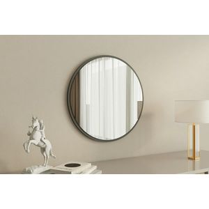 Oglinda decorativa, Siam, Ozze, 60x60x2 cm, MDF , Antracit imagine