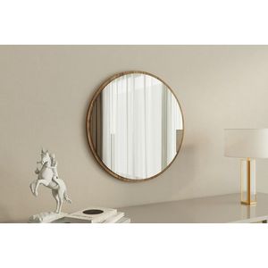 Oglinda decorativa, Siam, Ozze, 60x60x2 cm, MDF , Maro imagine