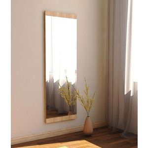 Oglinda decorativa, Siam, Azus, 40x120x2 cm, MDF , Natural imagine