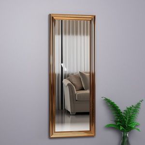 Oglinda decorativa, Siam, Smooth, 40x105x3 cm, MDF , Bronz imagine
