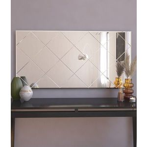 Oglinda decorativa, Siam, Mofo, 60x120x2 cm, MDF , Alb imagine