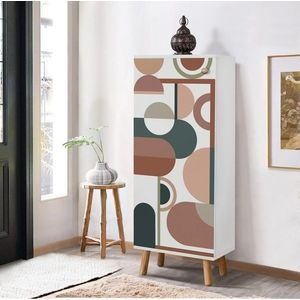 Pantofar, Vella, Vegas, 50x135x38 cm, PAL, Alb imagine