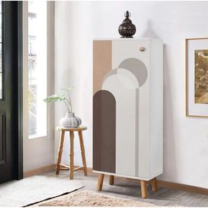 Pantofar, Vella, Vegas, 50x135x38 cm, PAL, Alb imagine