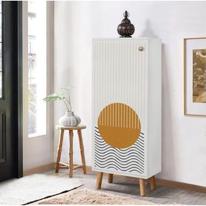 Pantofar, Vella, Vegas, 50x135x38 cm, PAL, Alb imagine