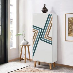 Pantofar, Vella, Vegas, 50x135x38 cm, PAL, Alb imagine