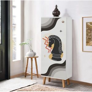 Pantofar, Vella, Vegas, 50x135x38 cm, PAL, Alb imagine