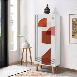 Pantofar, Vella, Vegas, 50x135x38 cm, PAL, Alb imagine