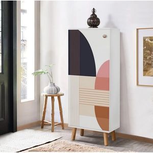 Pantofar, Vella, Vegas, 50x135x38 cm, PAL, Alb imagine
