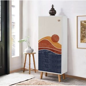 Pantofar, Vella, Vegas, 50x135x38 cm, PAL, Alb imagine