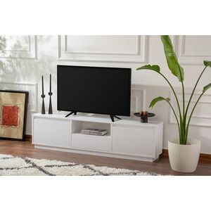 Comoda TV, Nordure, Vanguard, 160x42x29 cm, PAL, Alb natural imagine