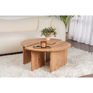 Masuta de cafea, Nordure, Moira, 90x41 cm, PAL, Maro imagine
