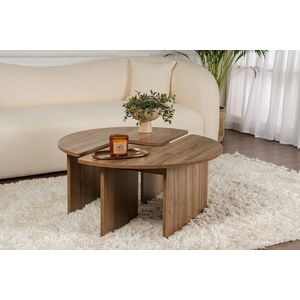 Masuta de cafea, Nordure, Moira, 90x41 cm, PAL, Maro imagine