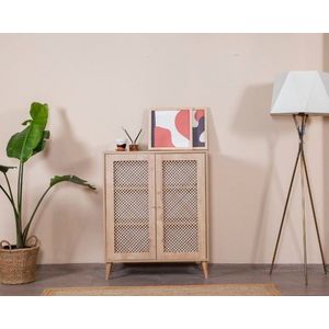 Bufet, Wolina, Goose, 90x105x41 cm, Corp: PAL 100% MELAMINAT, Stejar imagine