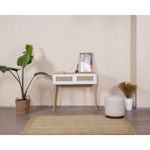 Dulap, Wolina, Mount, 95x100x35 cm, MDF , Alb / Stejar imagine