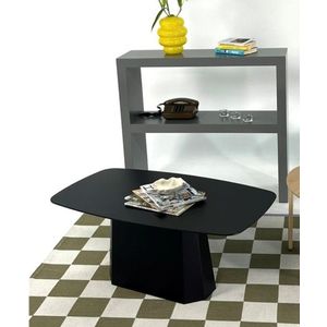 Masuta de cafea, Rotexa, Lilyum Large, 100x42x54 cm, MDF , Negru imagine