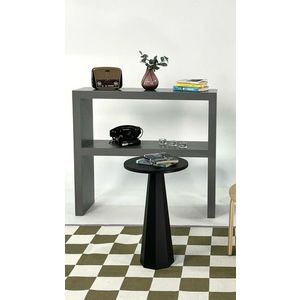 Masuta, Rotexa, Lilyum 57, 35x57x35 cm, MDF , Negru imagine