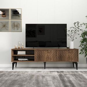 Comoda TV, Odessa, Regina, 160x50x29 cm, PAL, Maro imagine