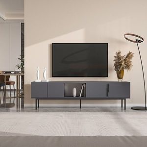 Comoda TV, Odessa, Ramsey, 180x50x29 cm, PAL, Antracit imagine
