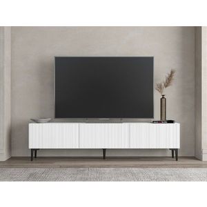 Comoda TV, Odessa, Oscar, 180x45x31 cm, PAL, Alb imagine