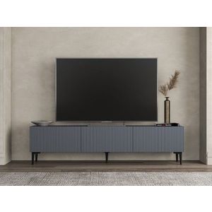 Comoda TV, Odessa, Oscar, 180x45x31 cm, PAL, Antracit imagine