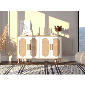 Consola, Odessa, Vera, 120x73x30 cm, PAL, Stejar safir / Nuc imagine
