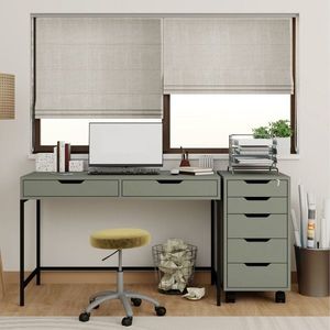 Birou, Miwood, Working 1600-77, 120x77 cm, PAL, Verde imagine