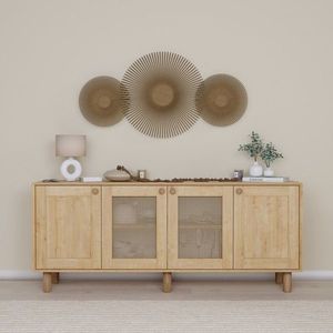 Consola, Miwood, Bohemian 1600-151, 180x75x40 cm, PAL, Maro imagine
