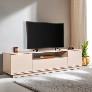 Comoda TV, Lorena, Veramont, 180x44 cm, PAL, Nurcă / Travertin imagine