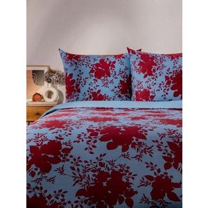 Lenjerie de pat pentru o persoana, Megan, Homla, 2 piese, 140x200 cm, microfibra din poliester, multicolor imagine