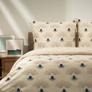 Lenjerie de pat dubla Letamo, Homla, 3 piese, 160x200 cm, poliester, multicolor imagine