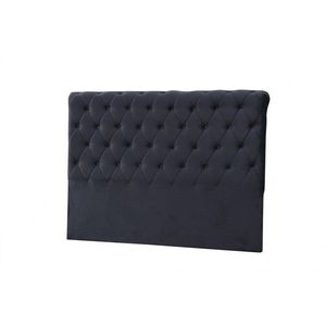 Tablie de pat, Mindy, Sonata 120, 120x125x6 cm, PAL, Antracit imagine