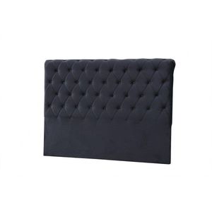 Tablie de pat, Mindy, Sonata 150, 150x125x6 cm, PAL, Antracit imagine