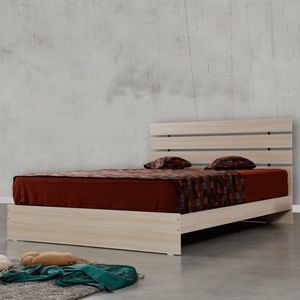 Pat dublu, Comforty, Fuga 150, 155x100x205 cm, PAL, Stejar imagine