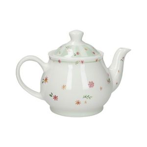 Ceainic, Polline Green, Brandani, 18x11x13 cm, 600 ml, portelan New Bone China imagine