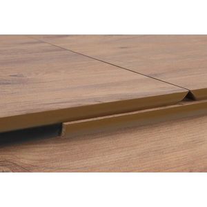Masa extensibila, Nmobb, Sigma, MDF , Nuc / Negru imagine