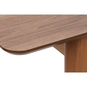 Masa extensibila, Nmobb, Lotus, 130x75x80 cm, MDF , Maro imagine