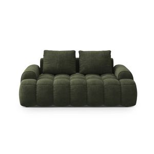 Canapea 2 locuri, Linz, Cosmopolitan Design, 175x100x84 cm, catifea, verde imagine