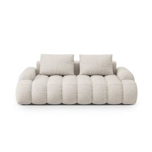Canapea 3 locuri, Linz, Cosmopolitan Design, 200x100x84 cm, tesatura structurata, bej imagine