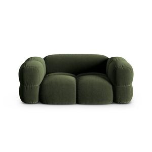 Canapea 2 locuri, Loretto, Cosmopolitan Design, 180x100x68 cm, catifea, verde imagine