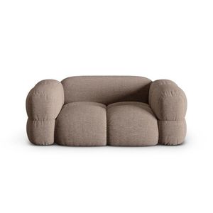 Canapea 2 locuri, Loretto, Cosmopolitan Design, 180x100x68 cm, tesatura structurata, cappuccino imagine