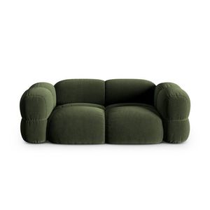 Canapea 3 locuri, Loretto, Cosmopolitan Design, 210x100x68 cm, catifea, verde imagine